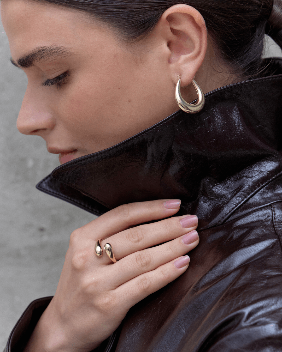 Anello Aperto alla Moda in Oro 14K - GIOIELLO ITALIANO
