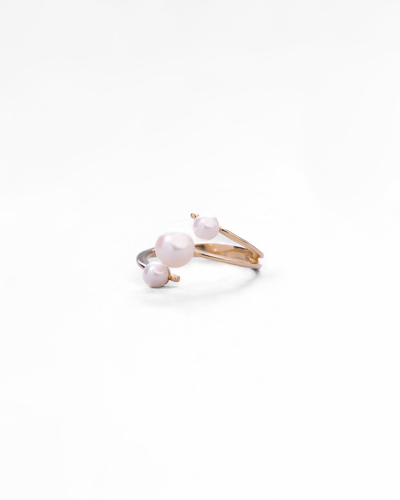 Anello con Perle in Oro 14K - GIOIELLO ITALIANO
