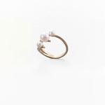 Anello con Perle in Oro 14K - GIOIELLO ITALIANO