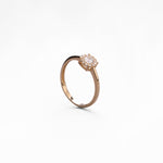 Anello con Zirconi Pavé in Oro 14K - GIOIELLO ITALIANO