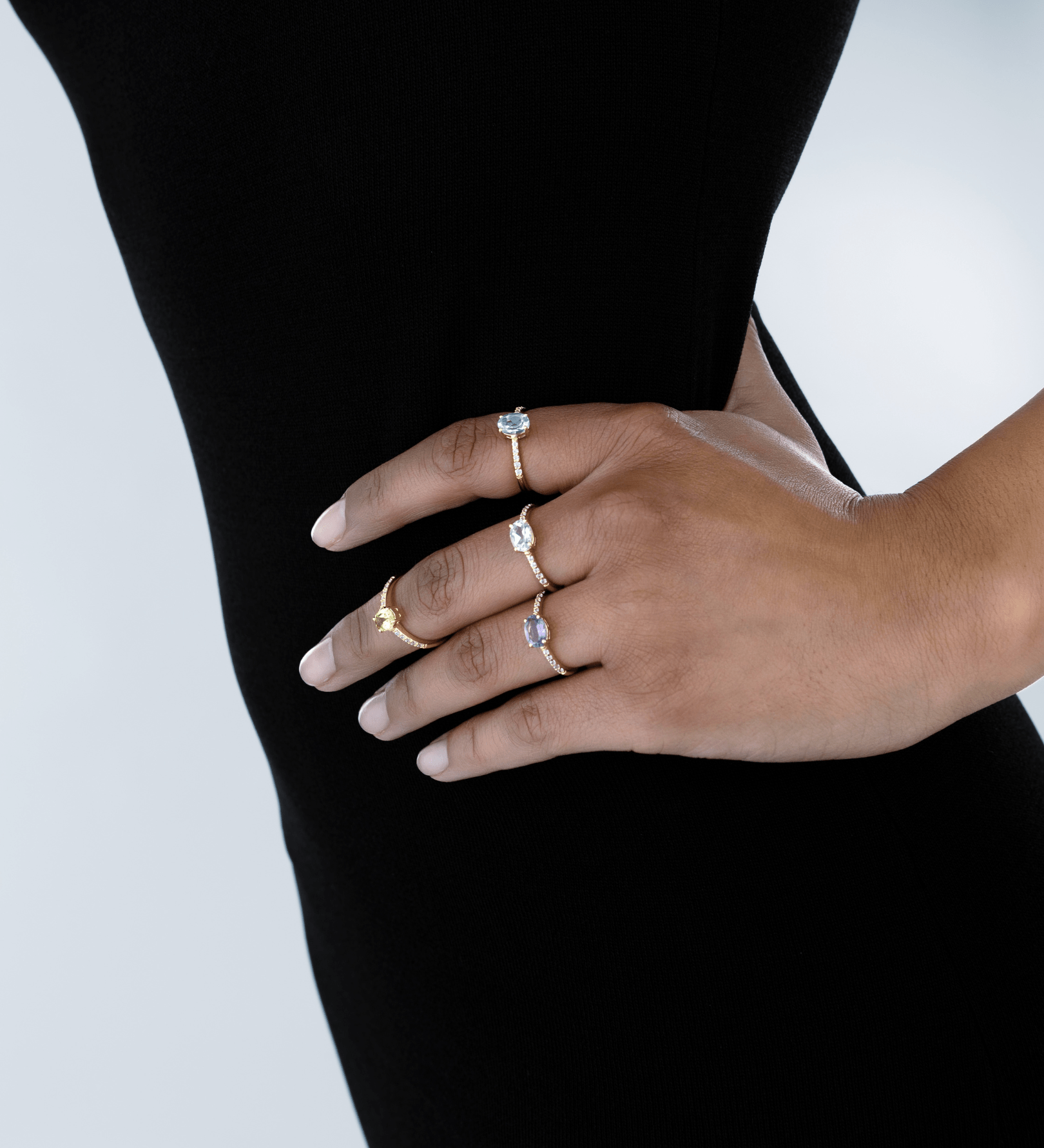 Anello solitario in oro 14K con peridot naturale - GIOIELLO ITALIANO