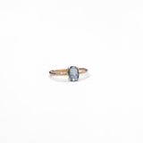 Anello Sottile con Pietra Colorata in Oro 14K - GIOIELLO ITALIANO
