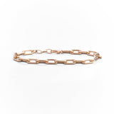 Bracciale a Maglie Grandi in Oro 14K - GIOIELLO ITALIANO