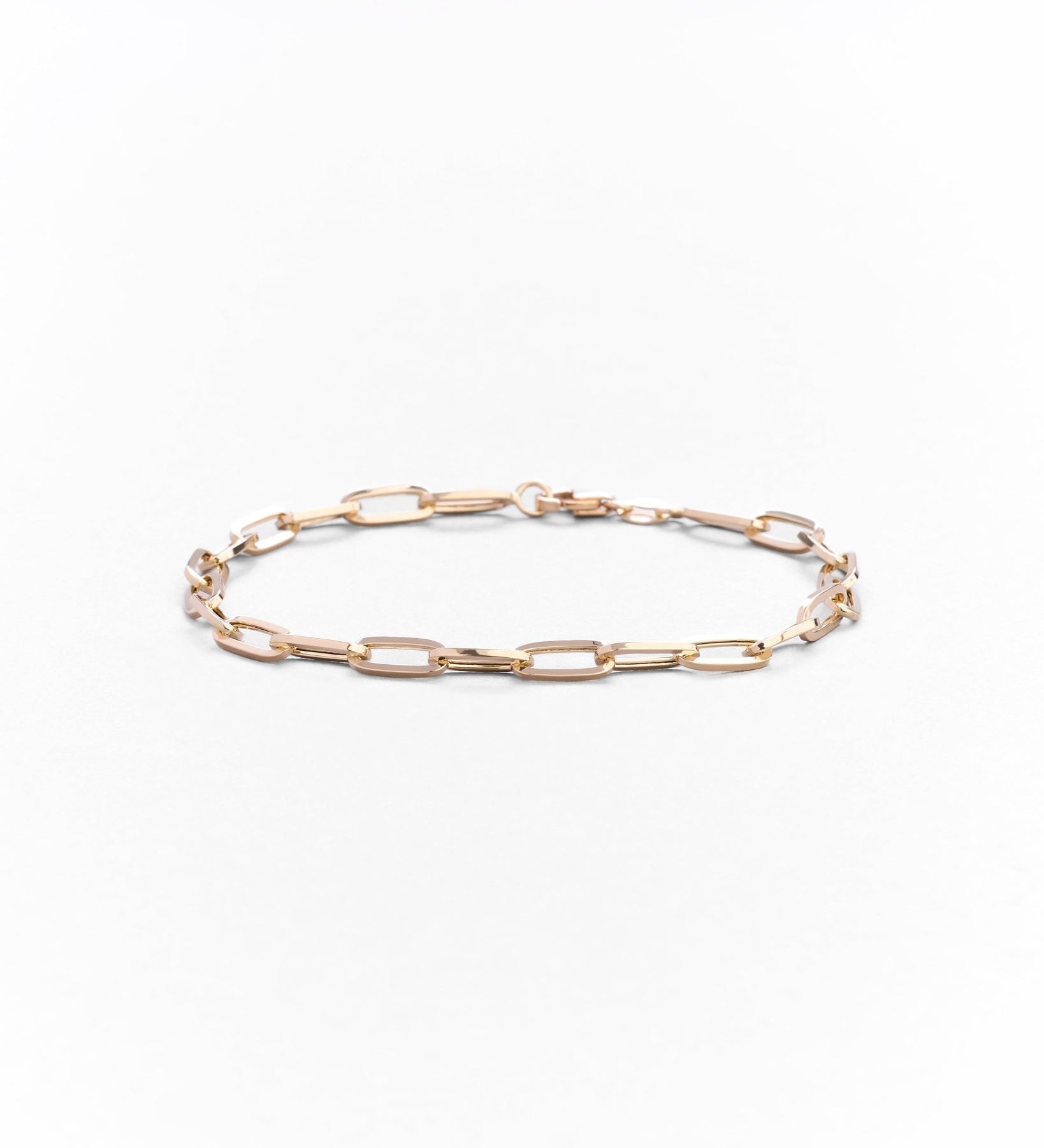 Bracciale a Maglie Grandi in oro 14K - GIOIELLO ITALIANO