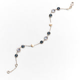 Bracciale con Pietre Naturali Colorate in Oro 14K - GIOIELLO ITALIANO