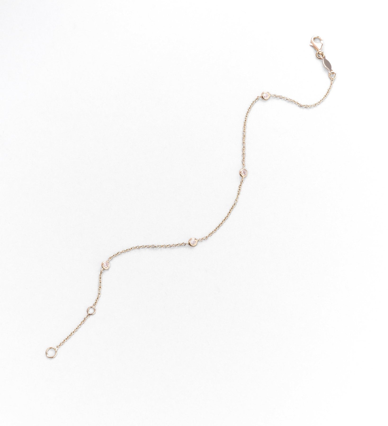 Bracciale con Zirconi in Oro 14K - GIOIELLO ITALIANO