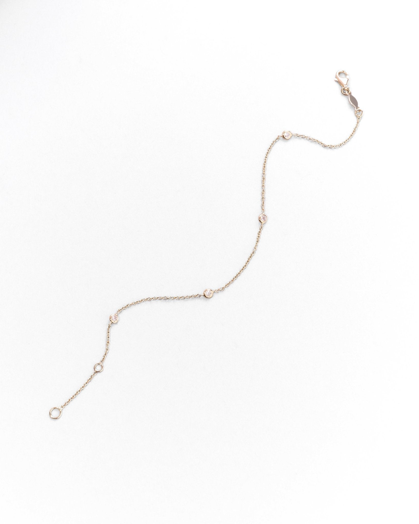 Bracciale con Zirconi in Oro 14K - GIOIELLO ITALIANO