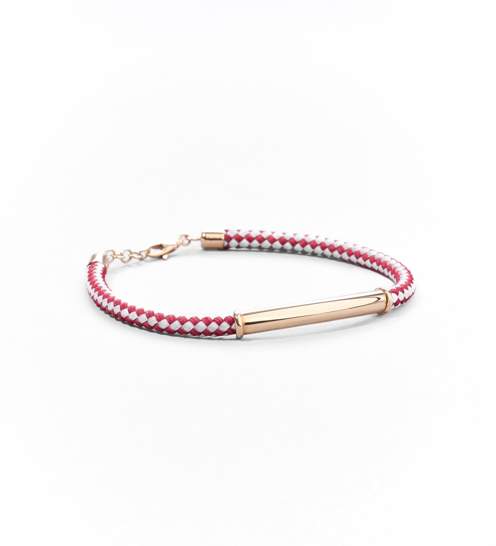 Bracciale di oro 14K in Paracord per Uomo - GIOIELLO ITALIANO