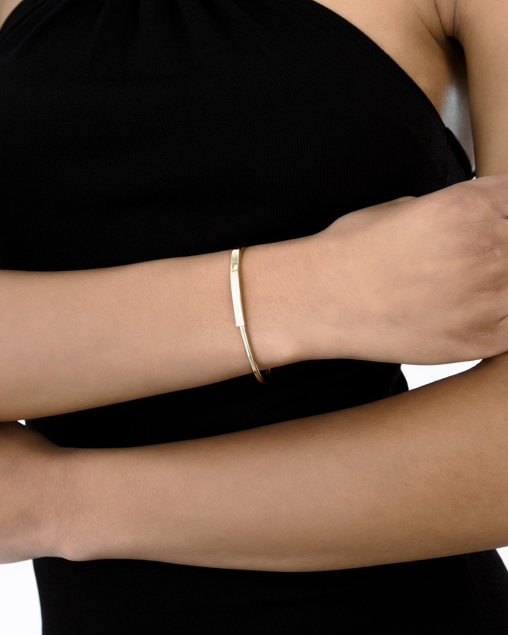 Bracciale Rigido Schiava in Oro 14K - GIOIELLO ITALIANO