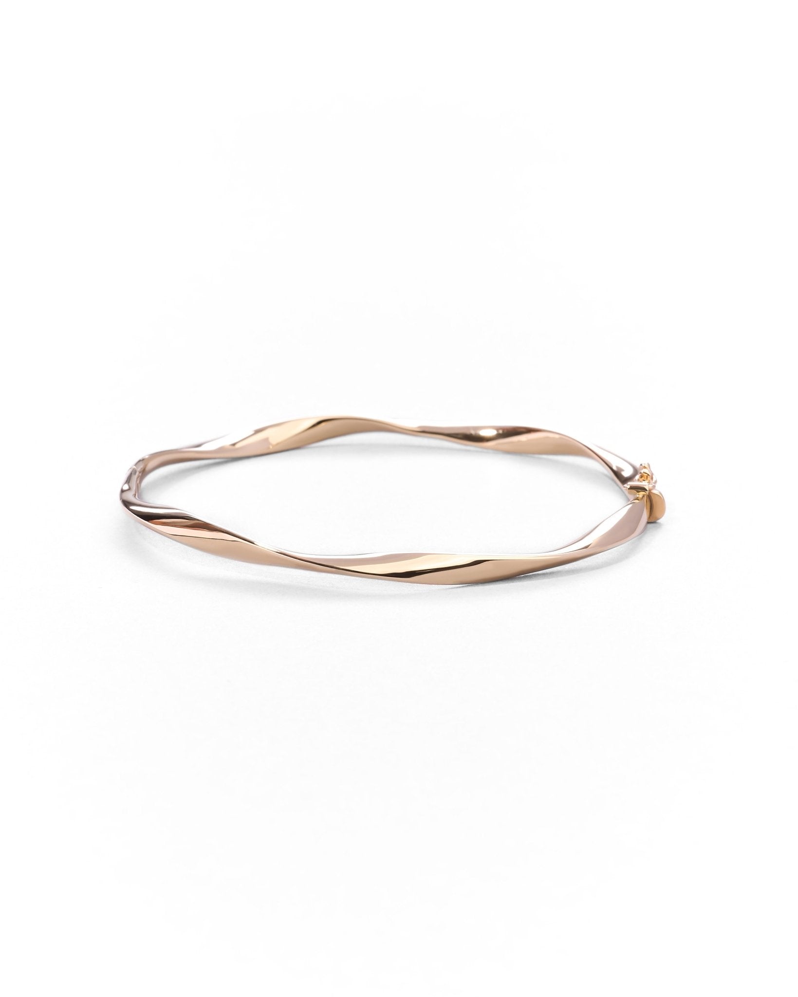 Bracciale Schiava Rigido a Spirale in Oro 14K - GIOIELLO ITALIANO