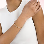 Bracciale Schiava Rigido a Spirale in Oro 14K - GIOIELLO ITALIANO