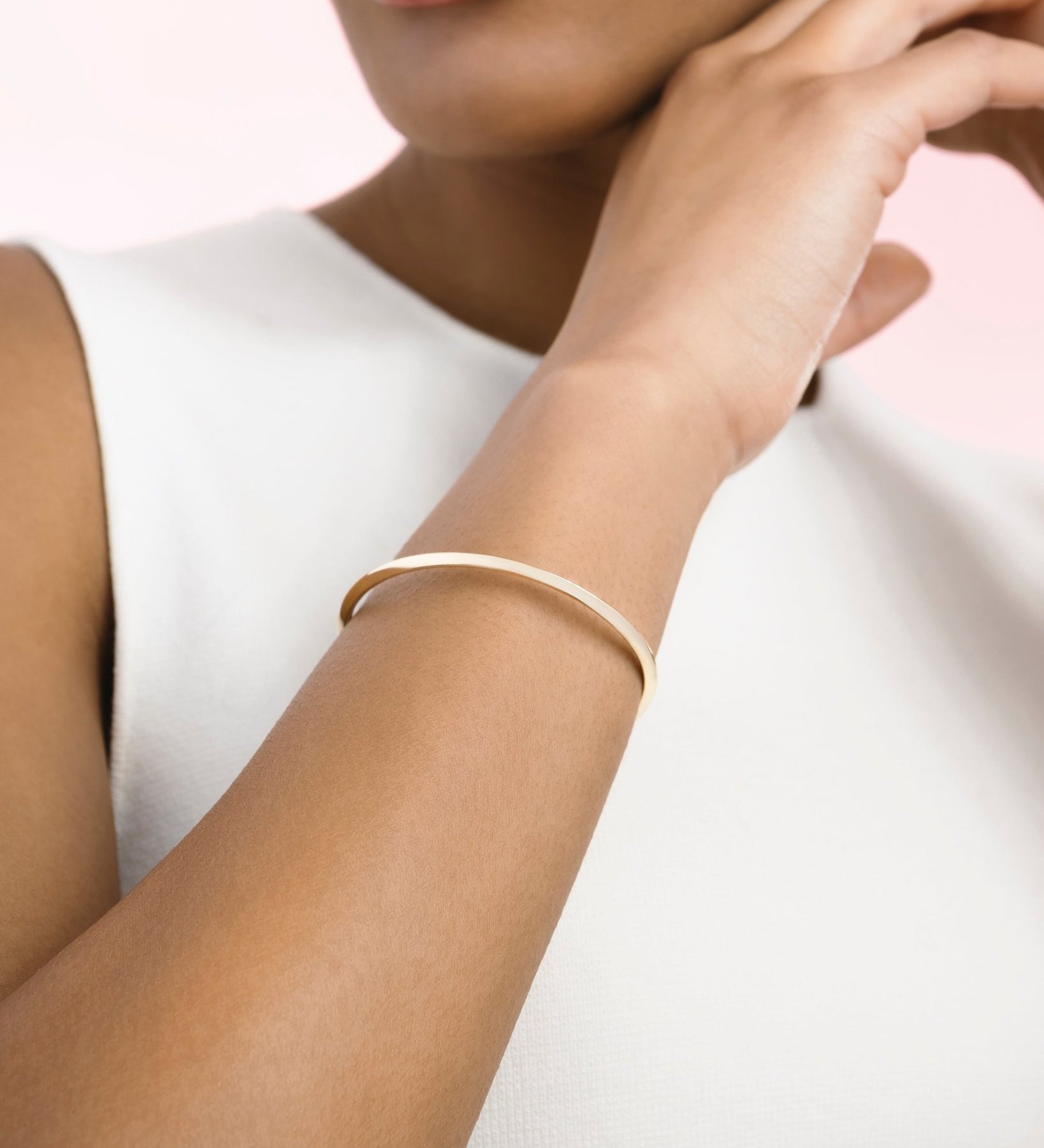 Bracciale Schiava Sottile Super Light in Oro 14K - GIOIELLO ITALIANO
