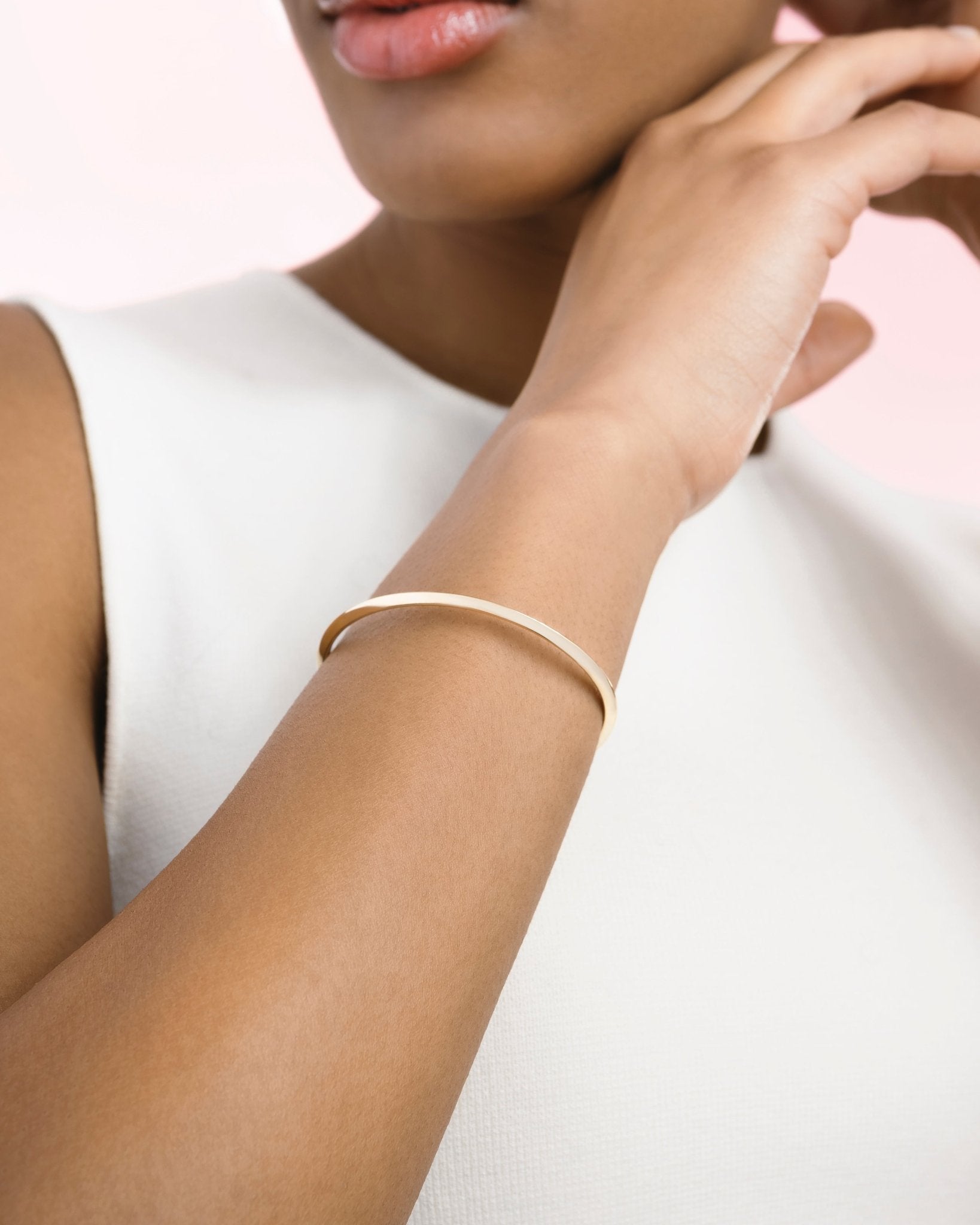 Bracciale Schiava Sottile Super Light in Oro 14K - GIOIELLO ITALIANO