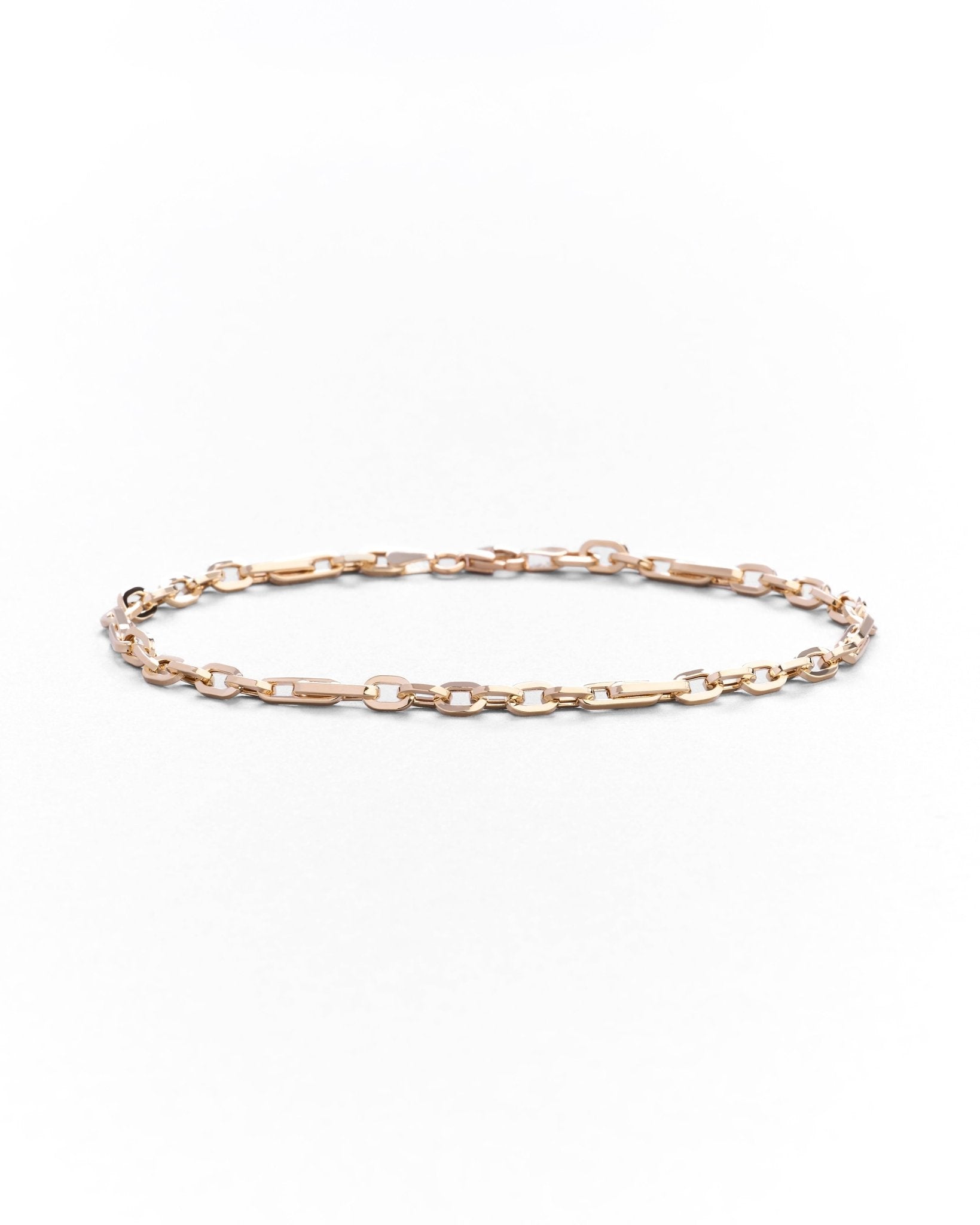 Bracciale Vistoso in Oro 14K con Maglie Grandi - GIOIELLO ITALIANO
