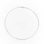 Collana sottile design corda  - GIOIELLO ITALIANO