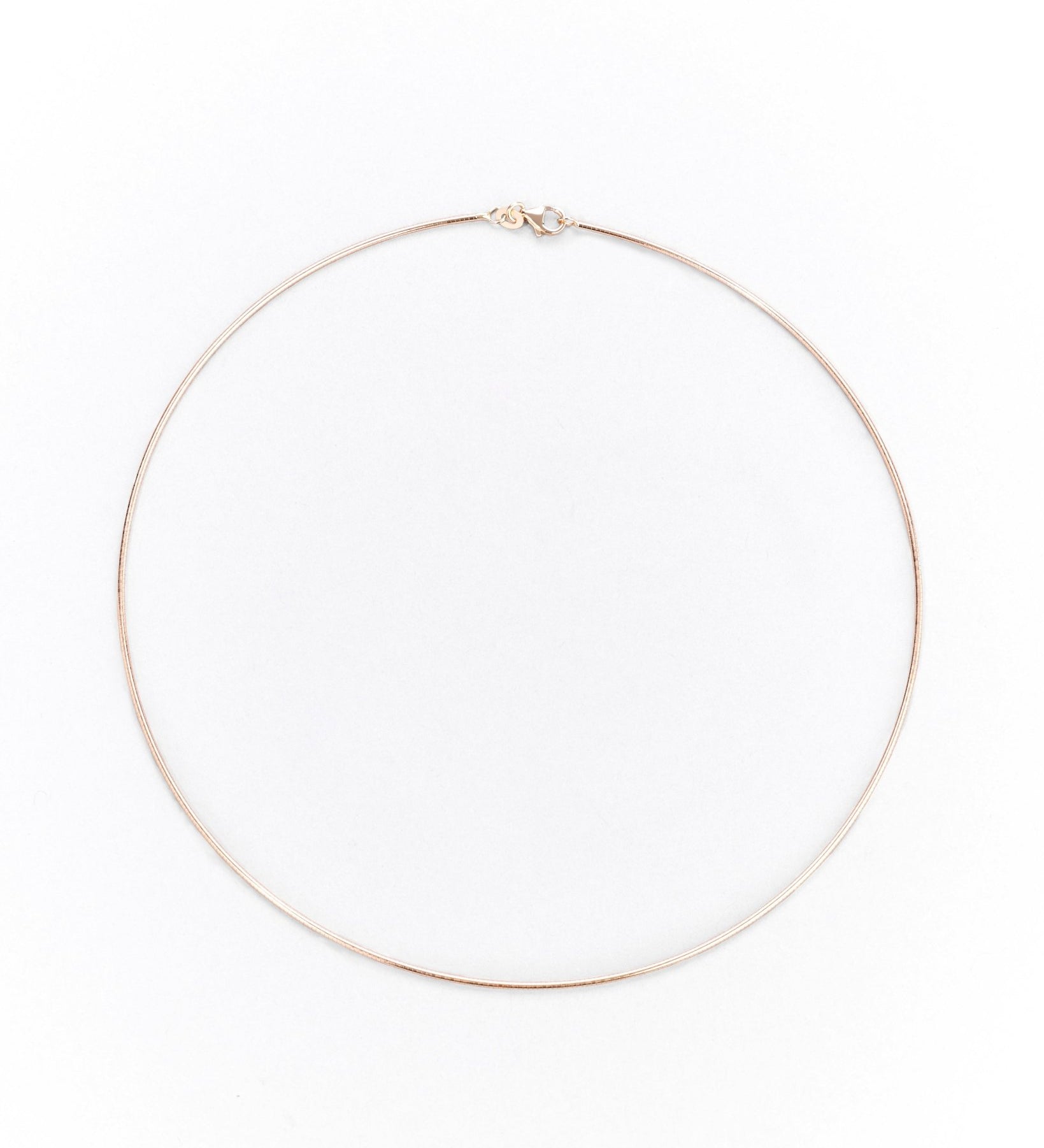 Collana sottile design corda  - GIOIELLO ITALIANO