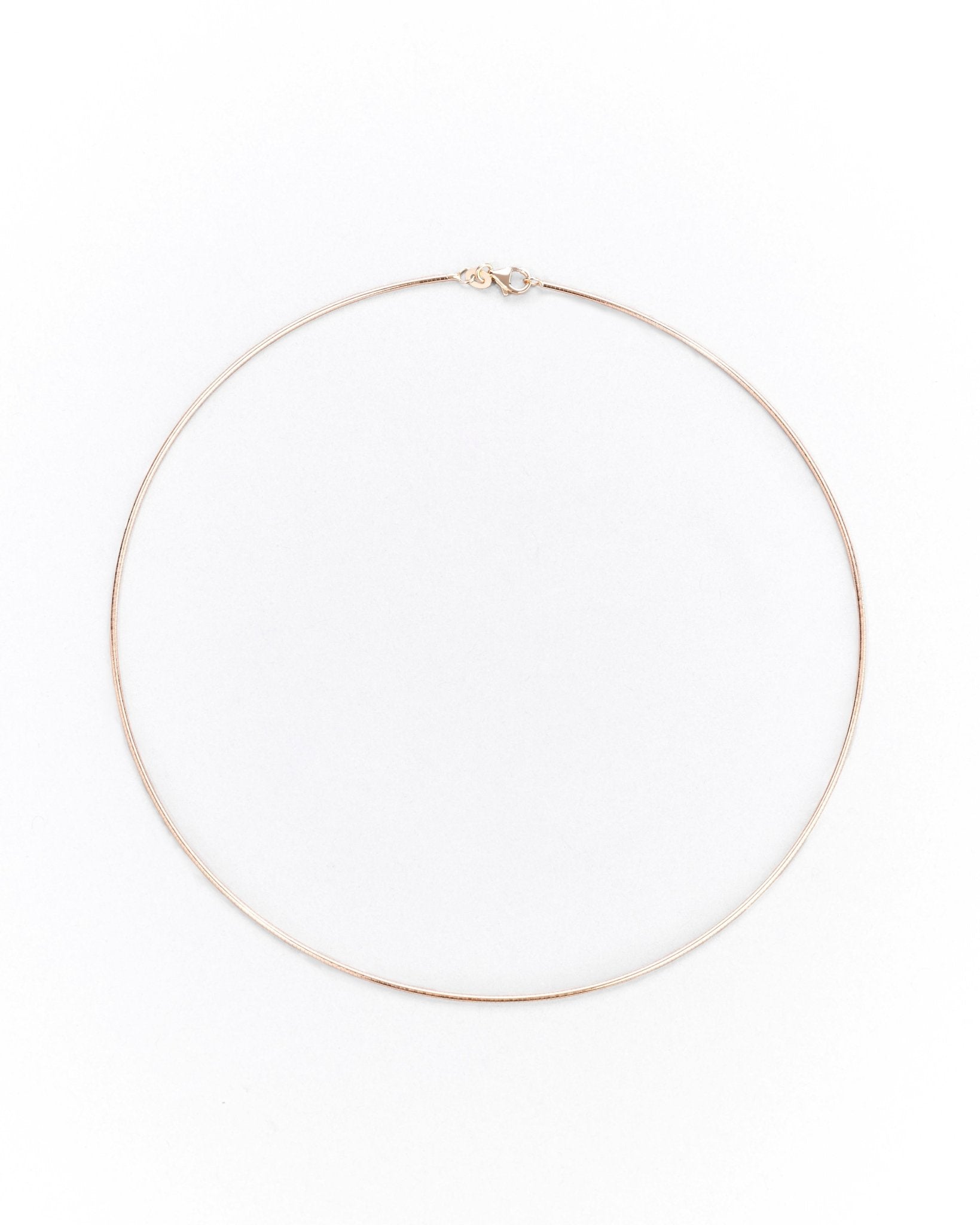 Collana sottile design corda  - GIOIELLO ITALIANO