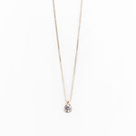 Collana con Punto Luce di Zirconi in Oro 14K - GIOIELLO ITALIANO
