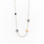 Collana in Oro 14K con Pietre Colorate - GIOIELLO ITALIANO