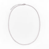 Collana Tennis in Oro Giallo 14K con Zirconi - GIOIELLO ITALIANO