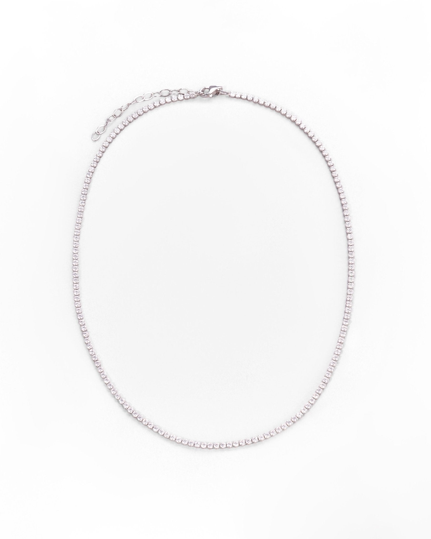 Collana Tennis in Oro Giallo 14K con Zirconi - GIOIELLO ITALIANO