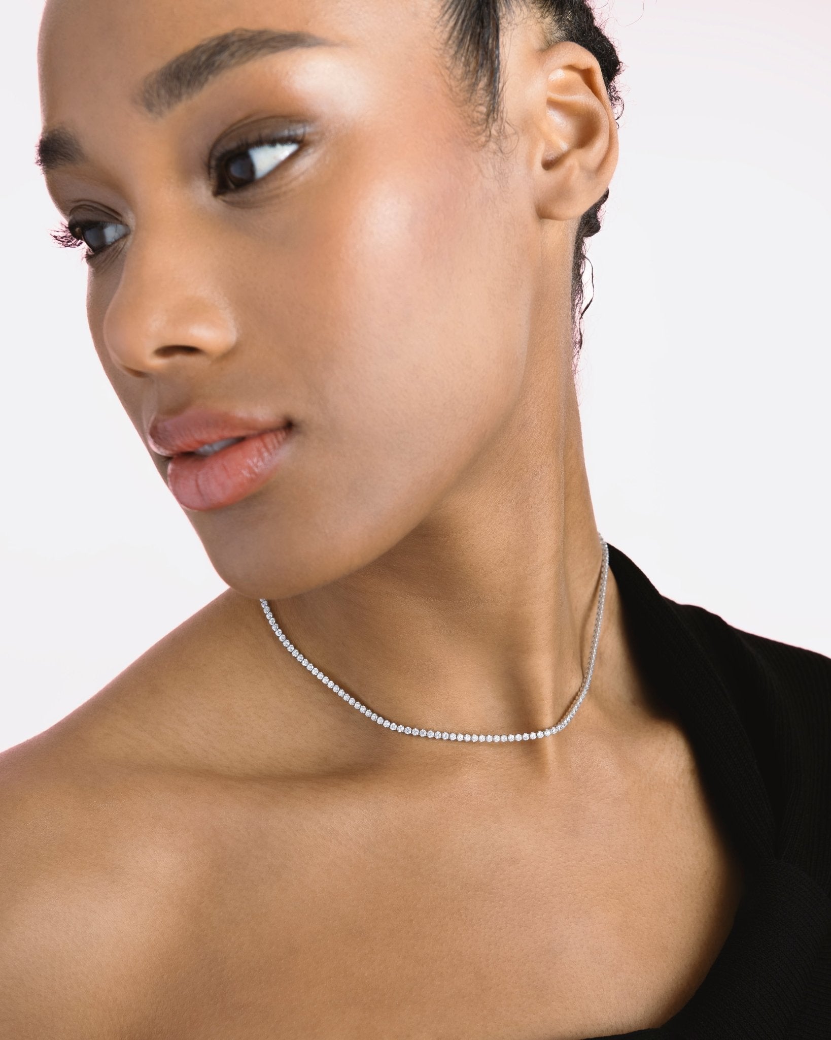 Collana Tennis in Oro Giallo 14K con Zirconi - GIOIELLO ITALIANO