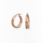 Orecchini a Cerchio Classici in Oro 14K - GIOIELLO ITALIANO