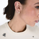 Orecchini a Goccia Satinati in Oro 14K - GIOIELLO ITALIANO