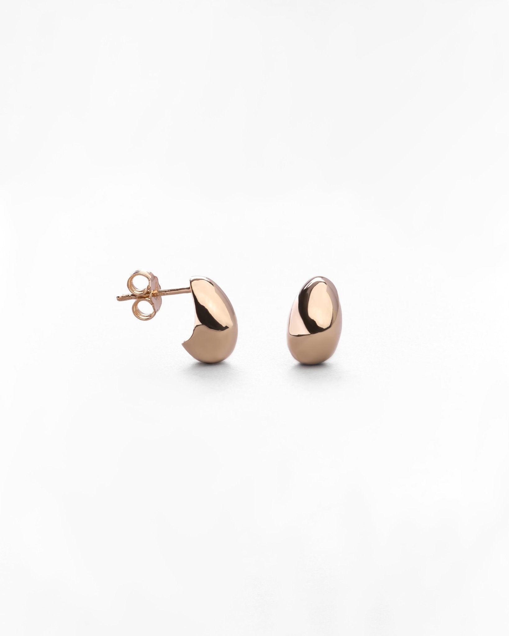 Orecchini a Goccia Spessi in Oro 14K - GIOIELLO ITALIANO