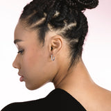 Orecchini in Stile Inglese con Zirconi Pavé in Oro 14K - GIOIELLO ITALIANO