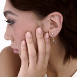 Orecchini Pendenti con Pietre Colorate in Oro 14K - GIOIELLO ITALIANO