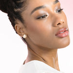 Orecchini Tondi con Motivo Geometrico in Oro 14K - GIOIELLO ITALIANO