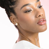 Orecchini Tondi con Motivo Geometrico in Oro 14K - GIOIELLO ITALIANO