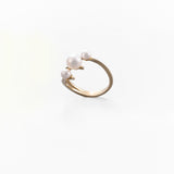 Anello con Perle in Oro 14K