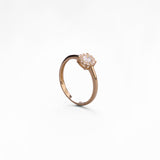 Anello con Zirconi Pavé in Oro 14K