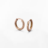 Orecchini Unisex a Cerchio Piccoli in Oro 14K