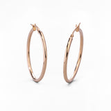 Orecchini a Cerchio Spessi in Oro 14K