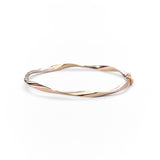 Bracciale Schiava Rigido a Spirale in Oro 14K