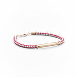 Bracciale di oro 14K in Paracord per Uomo