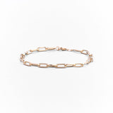 Bracciale a Maglie Grandi in oro 14K