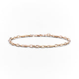 Bracciale Vistoso in Oro 14K con Maglie Grandi