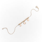Bracciale con Simboli di Sole, Luna e Stella in Oro 14K