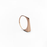 Anello Geometrico Moderno in Oro 14K