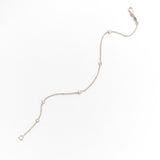 Bracciale con Zirconi in Oro 14K