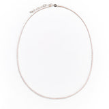 Collana Tennis Sottile in Oro Giallo 14K