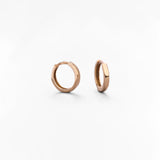 Orecchini Unisex a Cerchio Piccoli in Oro 14K