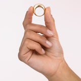 Anello Convesso Moderno in Oro 14K