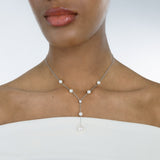 Collana da Sposa con Perle Grandi in Oro 14K