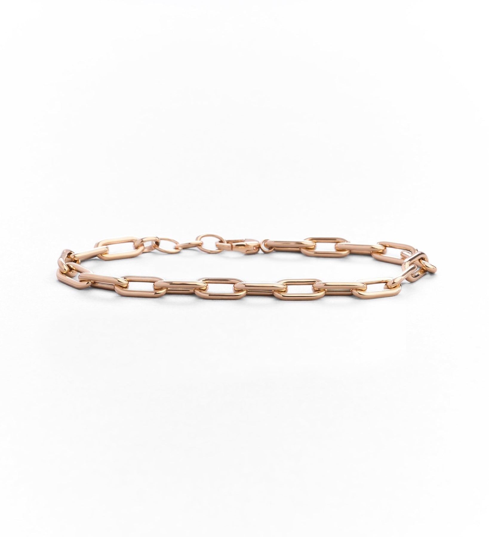 Bracciale a Maglie Grandi in Oro 14K - GIOIELLO ITALIANO