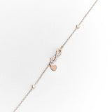 Bracciale Elegante con Simbolo dell'Infinito e Zirconi Pavé in Oro 14K - GIOIELLO ITALIANO